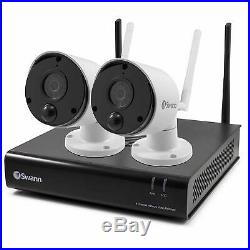 Swann NVW-490 4 Channel Wi-Fi HD 1080P CCTV Wireless Camera Kit Audio Heat 2TB