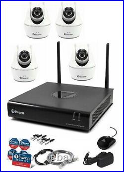 Swann NVW-490 CCTV Kit 4 Channel 2TB Wi-Fi HD 1080P Wireless Camera SWWHD-PTCAM