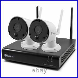 Swann NVW-490 Wi-Fi 4 Channel 1080p Security DVR 2 x 1080p Camera CCTV Kit