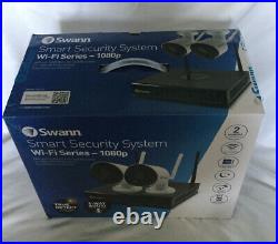 Swann NVW-490 Wi-Fi 4 Channel 1080p Security DVR 2 x 1080p Camera CCTV Kit 16GB