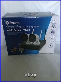 Swann NVW-490 Wi-Fi 4 Channel 1080p Security DVR 2 x 1080p Camera CCTV Kit 16GB