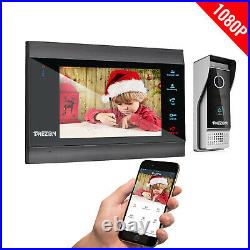 TMEZON 1080P WiFi Video Door Phone Intercom Kit 7 IP Monitor HD Doorbell Camera