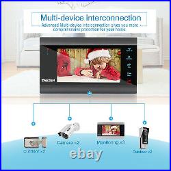 TMEZON 1080P WiFi Video Door Phone Intercom Kit 7 IP Monitor HD Doorbell Camera