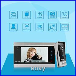TMEZON 1080P Wired Video Door Phone Intercom Kit 7 Monitor HD Doorbell Camera