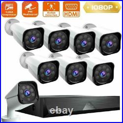 TOGUARD 1080P Home Security System Kit 8CH DVR CCTV Night Vision Outdoor Wired