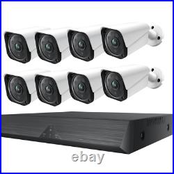 TOGUARD 8CH DVR 1080P CCTV Home Security Camera System Outdoor Kit Night Vision