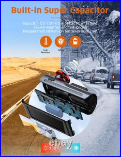 TOGUARD WiFi Dual Dash Cam 4K 1080P GPS Front Rear Camera Gesture Sensor for Car