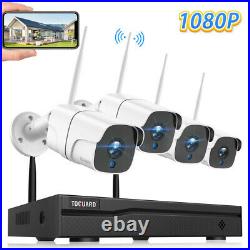 TOGUARD WiFi Home Security Camera System Wireless Video 1080P Outdoor CCTV Kits