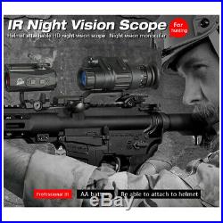 Tactical Rifle Scope HD Night Vision Helmet Telescope Hunting Kit Waterproof