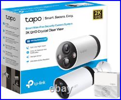 Tapo 2K QHD Wireless Outdoor Security Camera 4MP Colour Night Vision 2 Way Audio