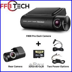 Thinkware F800 PRO KIT 2CH 32GB Full HD WIFI GPS Night Vision+Rear Cam+HW Kit