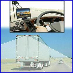 Truck CaravanTrailer 7 LCD Monitor 2x Backup Camera HD Night Vision Parking Kit