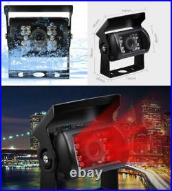 Truck CaravanTrailer 7 LCD Monitor 2x Backup Camera HD Night Vision Parking Kit