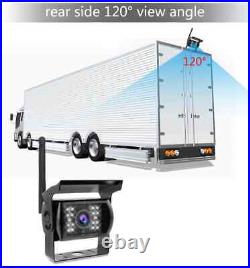 Truck Motorhome Bus Van Rear View 5 Wireless LCD Monitor Revering Camera Kit