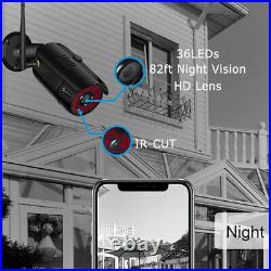 UK 4CH 1080P DVR CCTV Camera Home Security System Kit IR Outdoor Night Vision