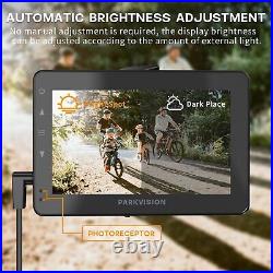 UPGRADED Bike Mirror 1080P Rear View Camera 4.3 AHD Monitor 360° Night Vision U