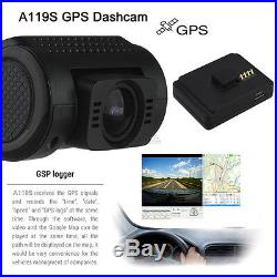 Viofo A119S V2 2inch 1080P DVR GPS Dash Camera 135° FOV+Hardwire Kit+CPL Filter