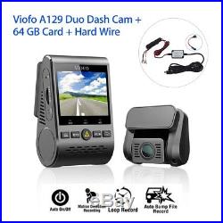 Viofo A129 Duo Wifi GPS Dash Camera Dual Lens 2.0+64G Card & Hard Wire+Fuse Kit