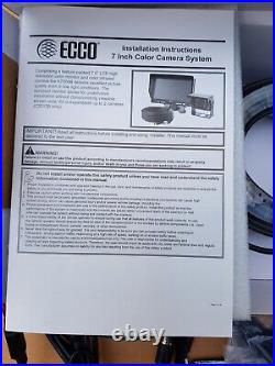 Vision Alert Ecco K7000b 12v24v 7 LCD Reversing Reverse Camera Kit