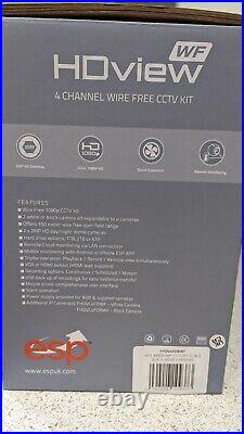 WF HDview 4 Channel Wire Free CCTV Kit