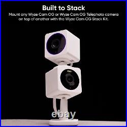 WYZE Cam OG + Telephoto + Stack Kit Security Camera Outdoor/Indoor HD WiFi UK