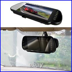 Waterproof HD Night Vision Reverse Camera + Backup Camera 7 Mirror Monitor Kit