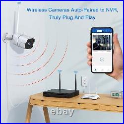 WiFi Video Camera System Motion Audio IR Night Vision CCTV Camera Security Kit