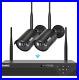 Wireless CCTV System 4-Channel NVR, 2MP Night Vision IP Cameras