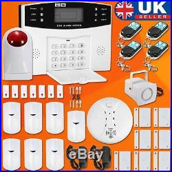 Wireless GSM SMS WiFi Smart Home House Office Security Burglar Alarm Systems Kit