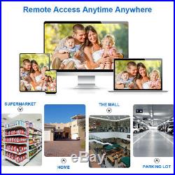 Wireless Home Office Security System WiFi CCTV NVR Outdoor IP 4 Camera Kit 1080P