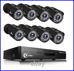 XVIM 1080P CCTV Camera System Full HD 8CH DVR HD Outdoor Family Security Kit