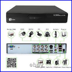 XVIM CCTV System Full 8CH DVR 1080P HD Outdoor Night Vision Camera Security Kit
