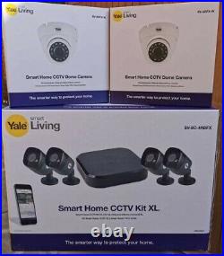 YALE Smart Home CCTV XL Kit set of 4 cam + 2 extra cameras 2TB DVR