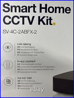 Yale 1080P Essentials CCTV System 2-Camera Kit NEW X