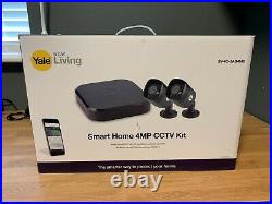 Yale 4MP CCTV Kit SV-4C-2AB4MX with 2 Cameras and a DVR (Open Box)