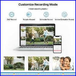 ZOSI 1080P 16/ 8 CCTV Security Camera System Kit HD Night Vision Motion Detect