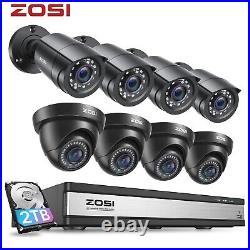 ZOSI 1080P CCTV Security Camera System Kit Night Vision Outdoor 16CH DVR 2TB HDD