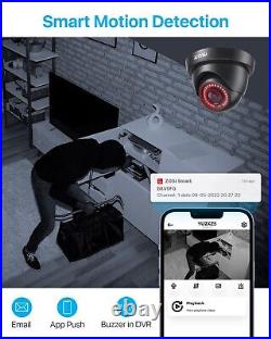 ZOSI 1080P CCTV System 16CH H. 265+ DVR IR Night Vision Camera Home Security Kit