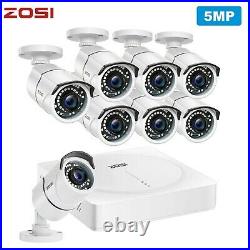 ZOSI 5MP CCTV Home Security System Kit 8CH DVR Outdoor IP67 Camera Night Vision