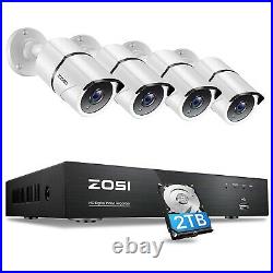 ZOSI 8MP CCTV 4K Kit DVR System Outdoor Ultra HD Home Camera Security Kit Night