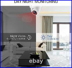 ZOSI 8MP CCTV System 8CH 4K Ultra HD DVR Dome Camera Home Security Kit IR Night