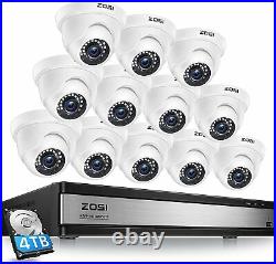 ZOSI CCTV 1080p 16 channel Home Security Camera System HD Kit Indoor/Outdoor 4TB