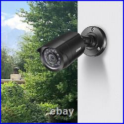 ZOSI CCTV Kit 720P DVR 1500TVL Cameras Home Security System Indoor/Outdoor 1TB