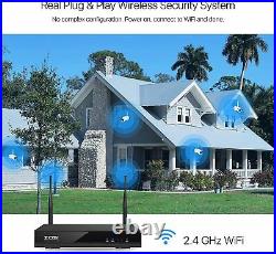 ZOSI Wireless CCTV System 1080P 8CH NVR Wifi IP Camera Home Security Kit 1TB HDD