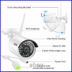 ZOSI Wireless Security System 1080P Wifi IP Camera 8CH NVR 1TB CCTV Kit Outdoor